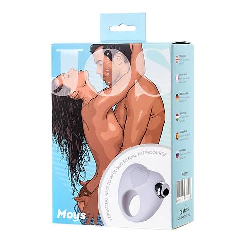 JOS Moys 6,7 cm Penis Halkas  Beyaz Renkli Silikon Malzemeli Erkek Cinsel Aksesuar