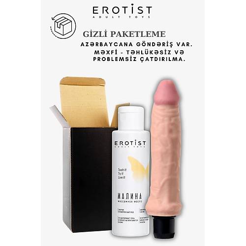Orman Meyvesi Aromal Kayganlatrc Jel ve Realistik Vibratr Seti