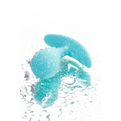 Erotist Yeni Ba�layanlara �zel Tasarlanm�� Kolay Kullan�ma Sahip 5,5 cm Mavi Anal Plug: Blob