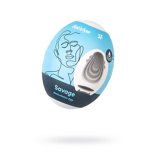 Satisfyer Egg Single Savage Mastrbatr  zgn Dokulu Kompakt Yumurta Mastrbatr Solo Deneyim in