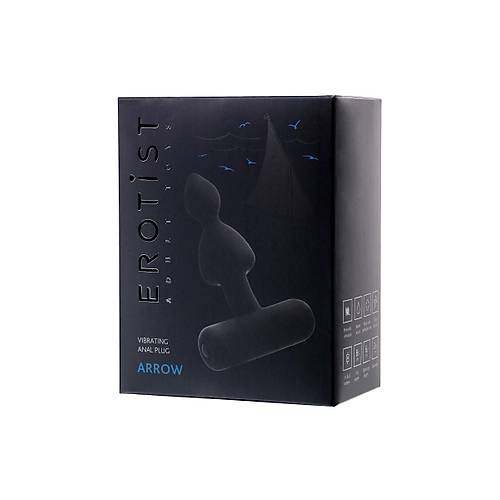 Erotist Titreimli Silikon Anal Plug