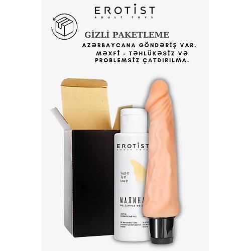 Orman Meyvesi Aromal Kayganlatrc Jel ve Tond Realistik Vibratr Seti