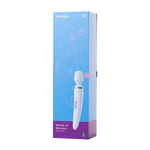 EROTST Satisfyer Wand-er Woman 34 cm Beyaz Vibratr