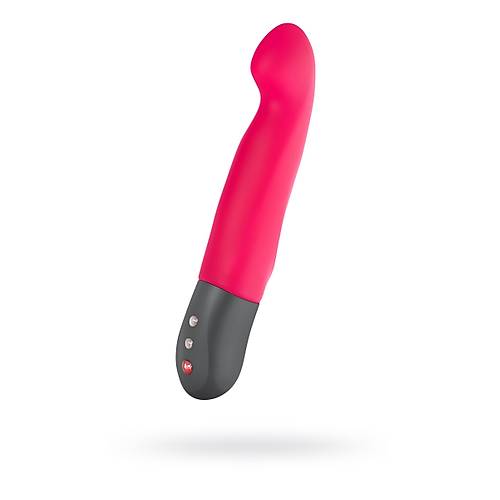 Fun Factory STRONC G 20,8 cm Pembe Silikon Darbe Etkili Titreimli Vibratr