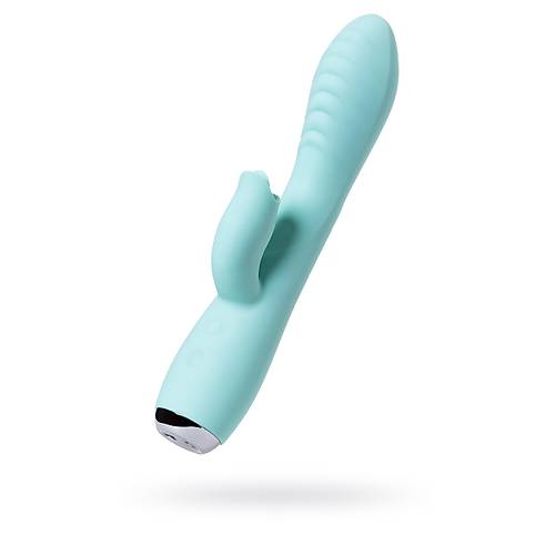 Erotist JOS MILO Klitoral Uyarc ve Dilli Vibratr ? 20cm Mavi Renkli Titreimli Dildo