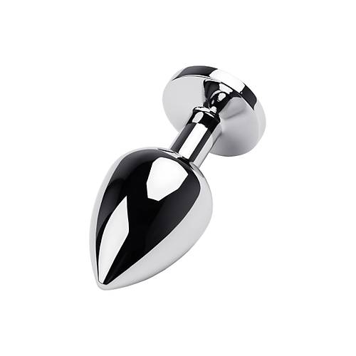 Erotist Orta Boy Anal Plug - Yeil Kristalli 8 cm