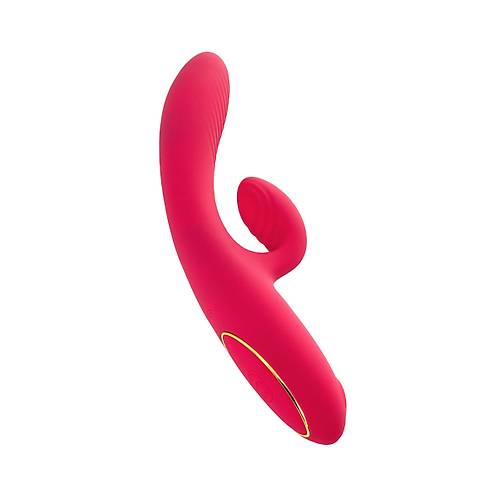 Erotist JOS Enila 23cm Titreimli Vibratr - Istma Fonksiyonlu Pembe Yapay Penis ve Klitoris Uyarcl Titreimli Dildo