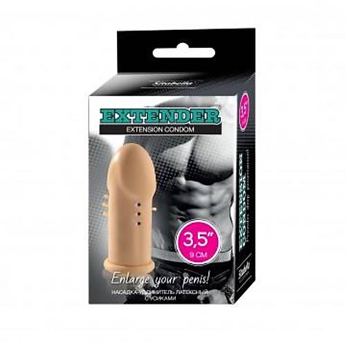 Erotist 9cm Uzatmal Tekrar Kullanlabilir Prezervatif - Dolgulu Condom