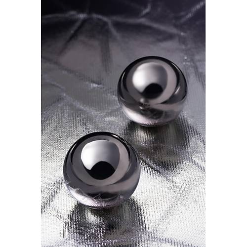 Erotist Gm Renkli elik 2 Adet Vajinal Top - 2,5 cm apnda zel Kegel Egzersiz Topu
