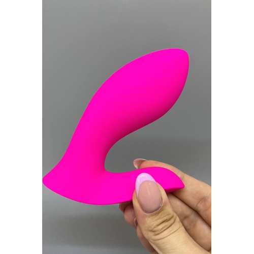 Erotist LOVENSE Flexer Vibratr Silikon, pembe, 10 cm