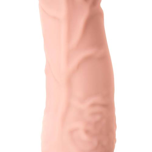 Erotist 20 cm Uzunluunda Gereki Vibratr - Damar Detayl Titreimli Yapay Penis