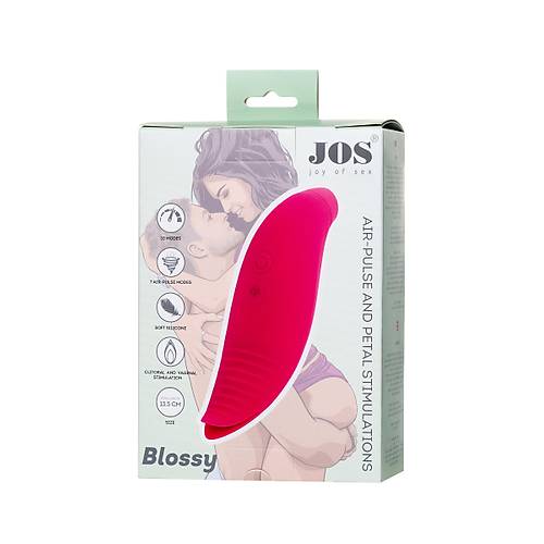 JOS Blossy 13,5 cm Klitoral Vibratr  Pembe Renkli Kadnlara zel Titreimli Cinsel rn