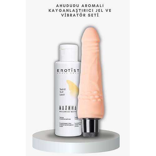 Orman Meyvesi Aromal Kayganlatrc Jel ve Realistik Vibratr Seti