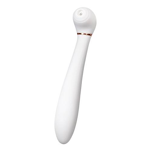 Erotist Flovetta JasmineEmi ve Titreim zellikli Vibratr - Beyaz, 23 cm