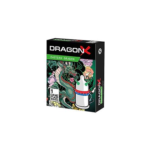 Erotist Dragon EASTERN D Uyarml ve Trtkl Prezervatif - 1 Adet Extra Uyarml Condom