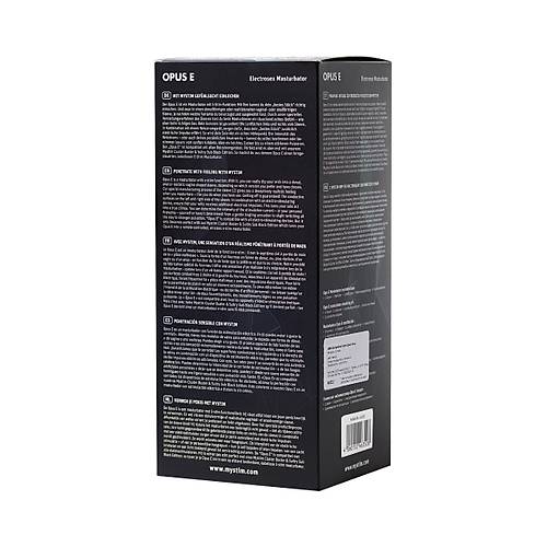 Mystim Opus E 21,5 cm Ans Mastrbatr  Ten Renkli TPE Malzemeli Erkek Cinsel rn
