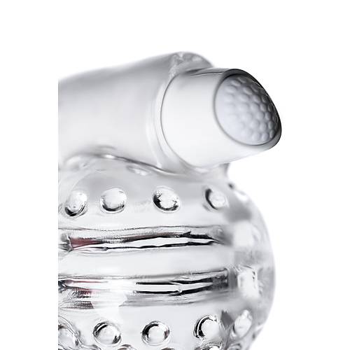 Lingam Shakti 9 cm effaf TPE Gereki Az Temal Mastrbatr