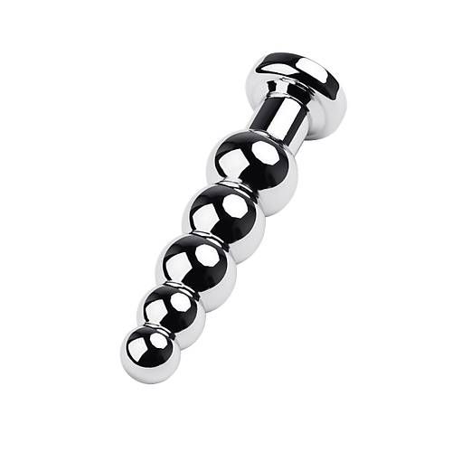 Erotist Byk Boy Boumlu Anal Plug - 14 cm Mavi Kristalli