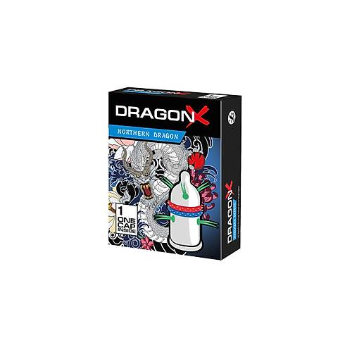 Erotist Dragon NORTHERN D Uyarml ve Trtkl Prezervatif - 1 Adet Extra Uyarml Condom