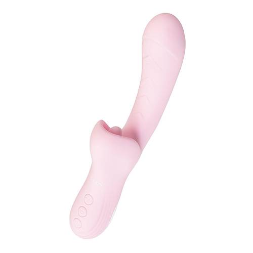 JOS Orali Dil Uyarml ve Titreimli Vibratr - 22cm arjl Modern Vibratr