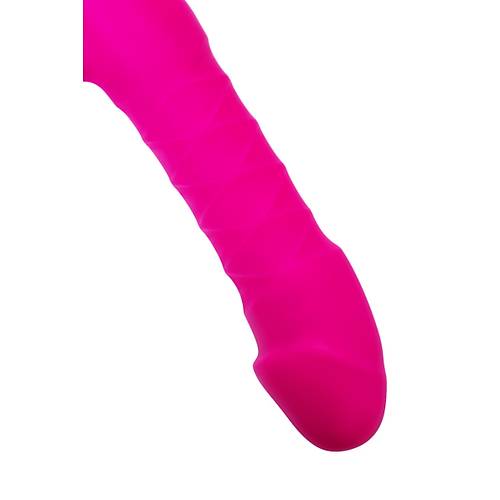 Erotist JOS TO-FROLLY 21,5cm Pembe Vakum ve Emi zellikli Vibratr - Modern Yapl Titreimli Dildo