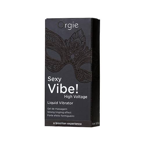 Erotist ORGIE Sexy Vibe High Voltage Titreim Etkili Masaj Jeli - 15 ml