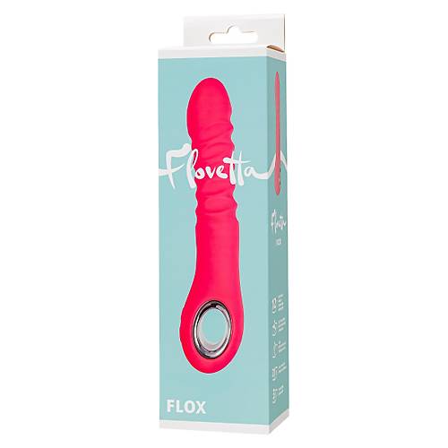 Erotist Yukar ve Aa levli Flox Vibratr - 21,5 cm