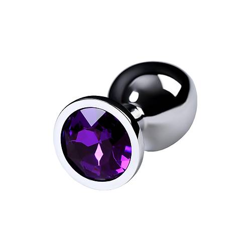 Erotist Gm Renkli Anal Plug - Mor Kristalli 8 cm, 85 Gram