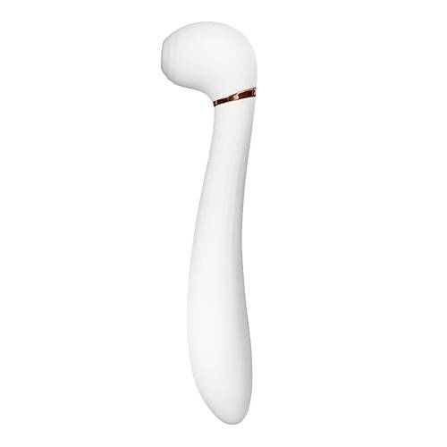 Erotist Flovetta JasmineEmi ve Titreim zellikli Vibratr - Beyaz, 23 cm