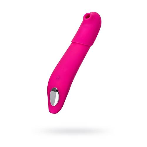 JOS Oscar 2si 1 Arada 20,5 cm Vakum Dalgal Vibratr  Pembe ift Fonksiyonlu Uyarc