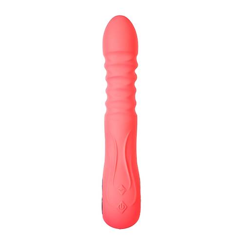 Erotist Yukar ve Aa levli Flox Vibratr - 21,5 cm