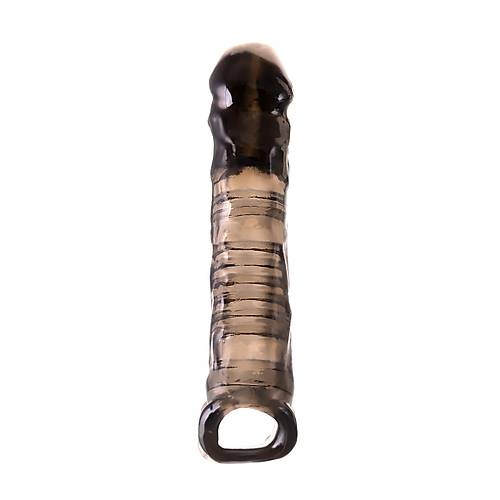 Erotist XLover Siyah Boyut Artrc Penis Klf - 22,5 cm Geniletici ve Skrotum Halkal Tasarm