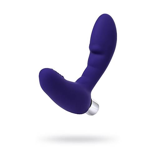 Erotist Erkeklere zel Tasarlanm Anatomik Yapya Sahip Titreimli Mor Renk 12 cm Anal Plug: Bruman