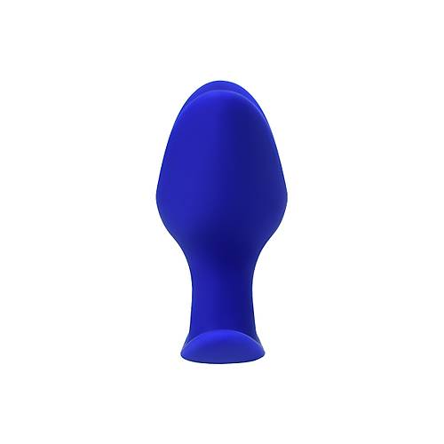 Erotist Genileyen Yapya Sahip Etkili Deneyim Salayan 9,5 cm Mavi Renk Silikon Anal Plug: Bloom