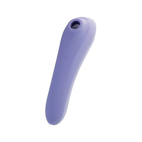 Satisfyer Dual Pleasure 17.9 cm Mor Silikon Vakum Dalgas Klitoral Vibratr
