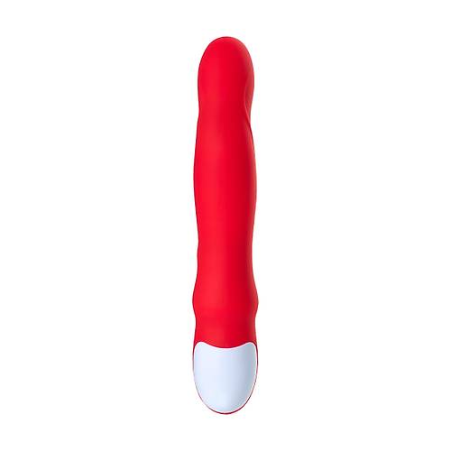 Erotist JOS Redli Vibratr - 21cm Klitoris Uyarcl Krmz Renkli Vibratr