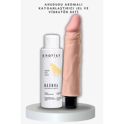 Orman Meyvesi Aromal Kayganlatrc Jel ve Realistik Vibratr Seti