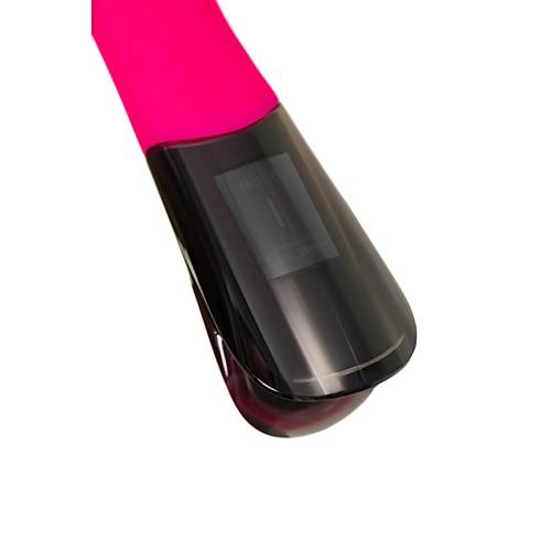 Erotist eroTeq Mecawn Led Ekranl Uzun Vibratr - Pembe Renkli 20.5 cm