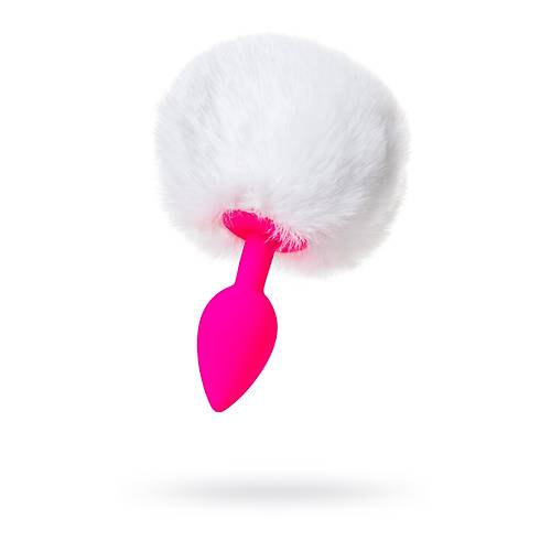 Erotist Ponpon Kuyruklu Pembe Silikon 13 cm Anal Plug ? Sweet Bunny Minyatr Boyutla Balang in Mkemmel Seim