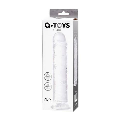 Erotist 20cm effaf ve Kaln Anal Vajinal Yapay Penis - Yar Sert Extra Haz