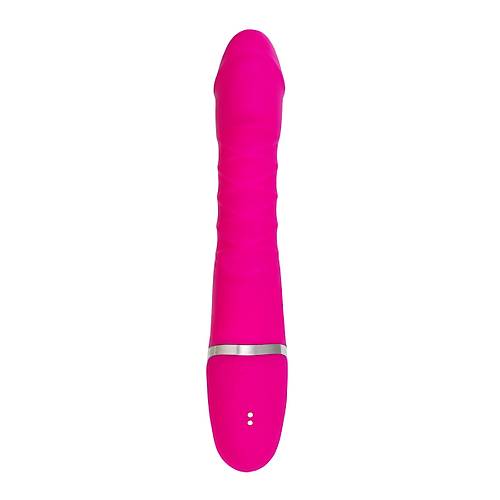 Erotist JOS TO-FROLLY 21,5cm Pembe Vakum ve Emi zellikli Vibratr - Modern Yapl Titreimli Dildo