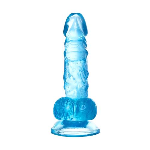 Erotist Mavi Renkli Yapay Penis - Renkli Cinsel Oyuncak