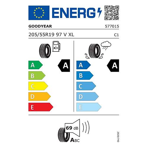 Goodyear 205/55 R19 97V Xl Efficientgrip Performance 2 Oto Yaz Lastii (retim Yl: 2024)