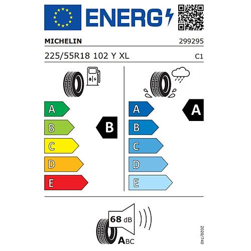 Michelin 225/55 R18 102Y Xl Primacy 4 Ao1 Oto Yaz Lastii ( retim Yl: 2024 )