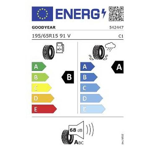 Goodyear 195/65 R15 91V Efficientgrip Performance 2 Oto Yaz Lastii ( retim Yl: 2023 )