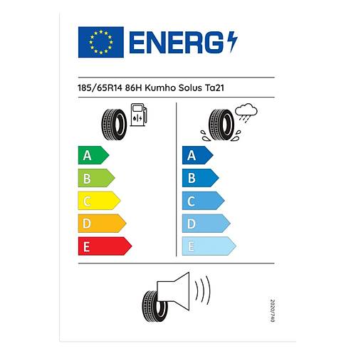 Kumho 185/65 R14 86H Ta21 M+S Yaz Oto Lastii (retim Yl: 2024)