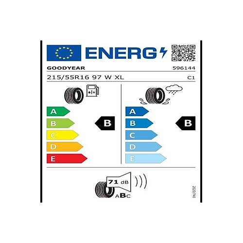 Goodyear 215/55 R16 97W Eagle Sport 2 Xl Oto Yaz Lastii (retim Yl: 2024)