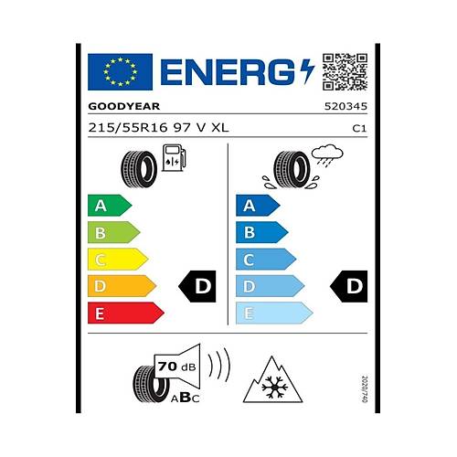 Goodyear 215/55 R16 97V XL Vector 4 Seasons FP Oto 4 Mevsim Lastii ( retim Yl: 2023 )