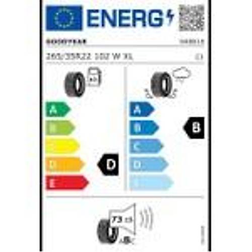 Goodyear 265/35 R22 102W XL Eagle F1 Asymmetric 3 FP Yaz Oto Lastii ( retim Yl: 2023 )