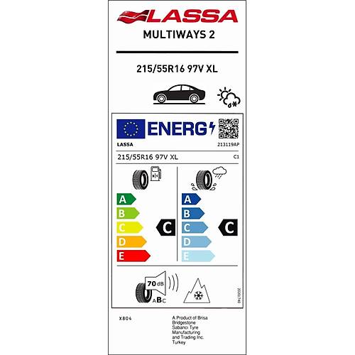 215/55R16 97V XL Multiways 2